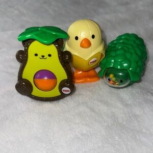 Fisher-Price Learning Toys Brown and Green Animal Friends